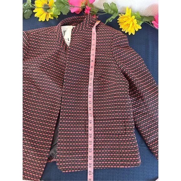 Anne Klein Women’s Mandarine Collar Jacket Black/Cinnamon Size 16 - Picture 12 of 12